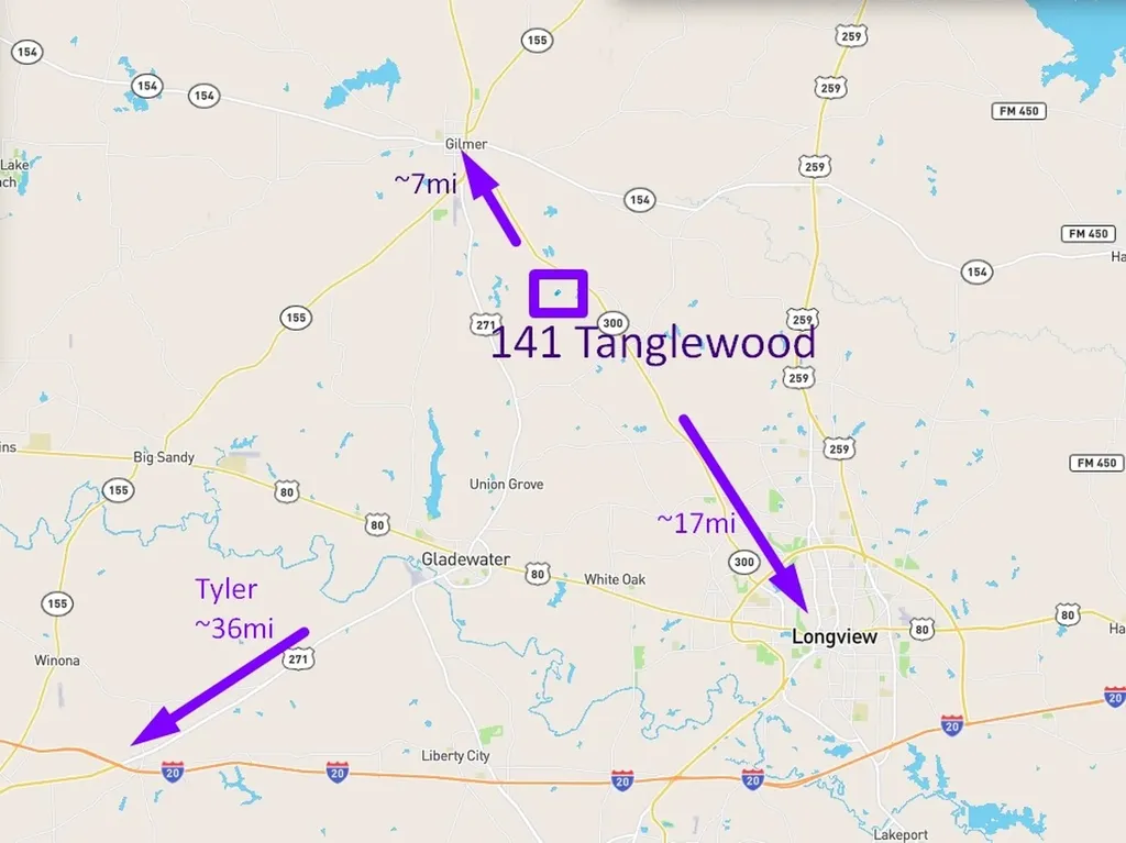 141 Tanglewood Drive Gilmer TX 75645