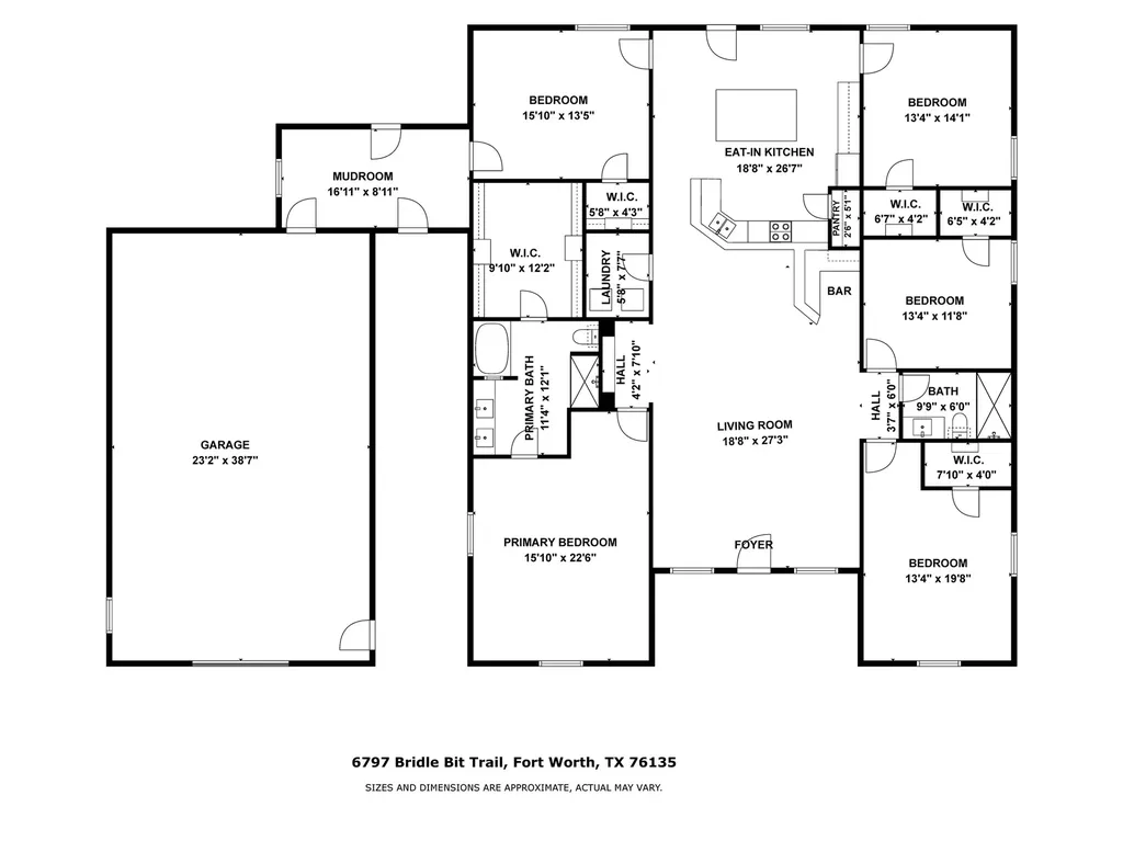 6797 Bridle Bit Trail Fort Worth TX 76135