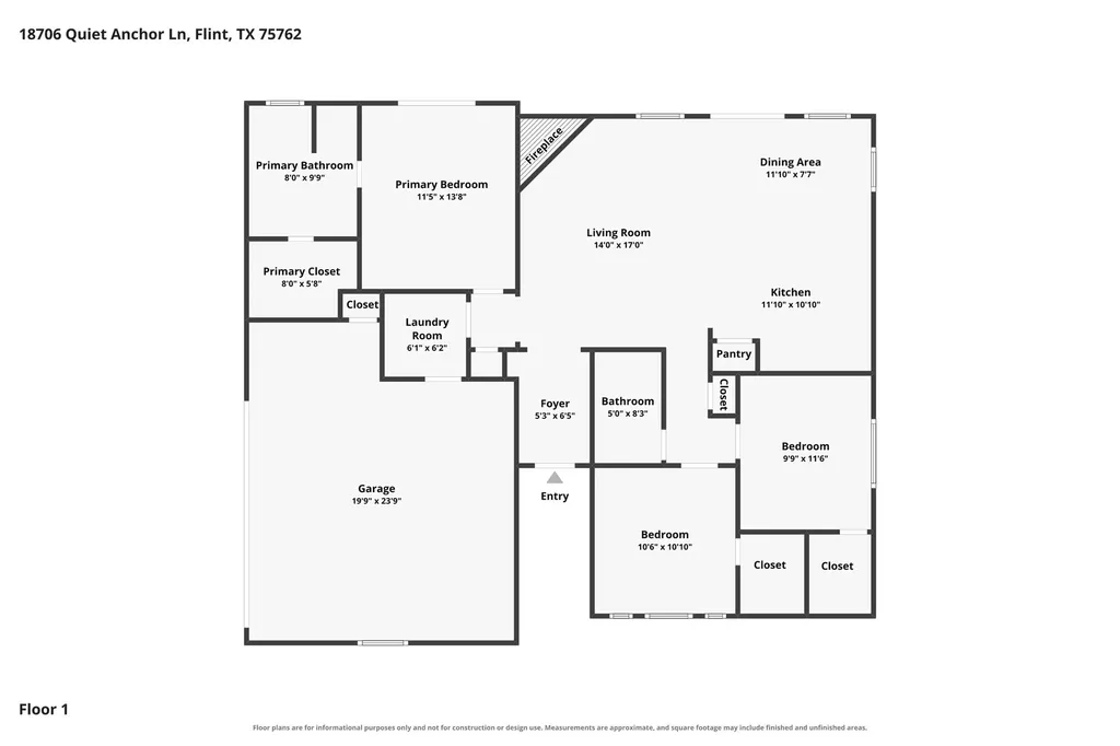 18706 Quiet Anchor Lane Flint TX 75762