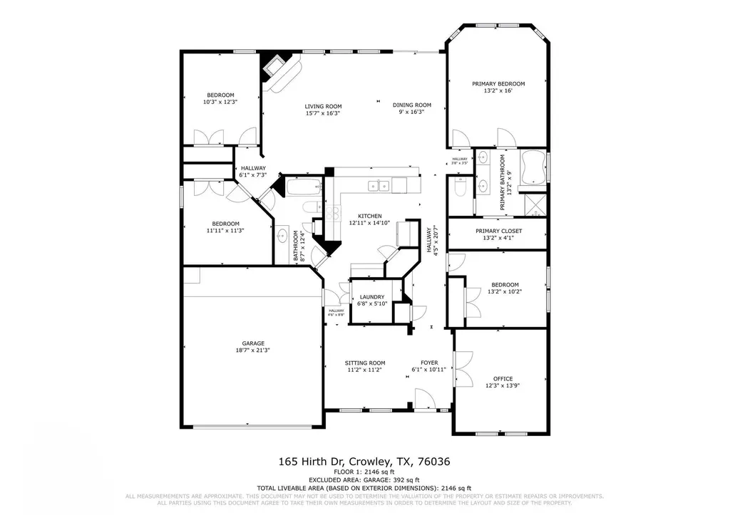 165 Hirth Drive Crowley TX 76036