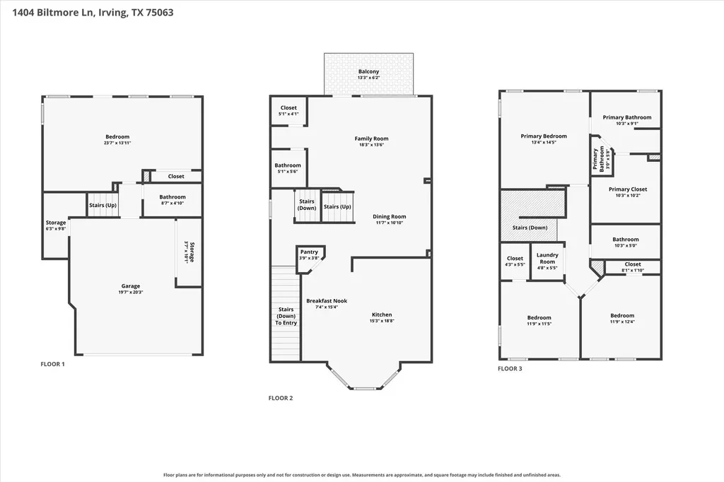 1404 Biltmore Lane Irving TX 75063