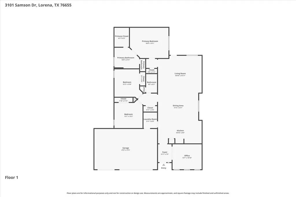 3101 Samson Drive Waco TX 76655