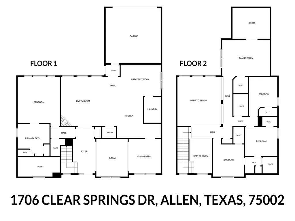 1706 Clear Springs Drive Allen TX 75002