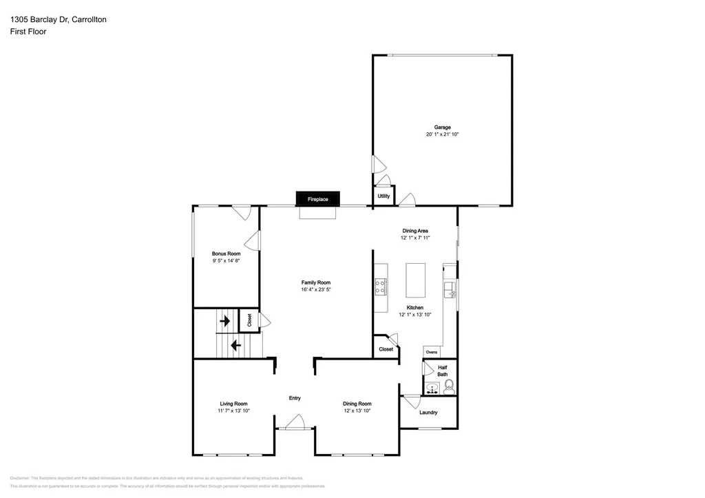 1305 Barclay Drive Carrollton TX 75007