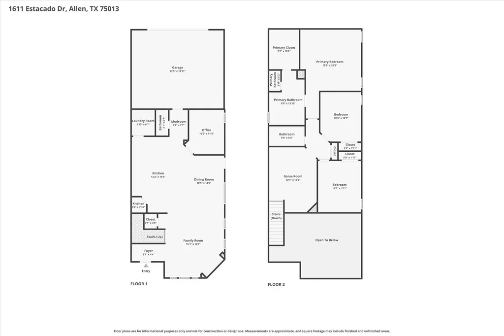 1611 Estacado Drive Allen TX 75013