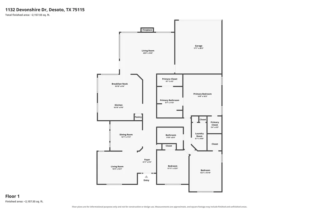1132 Devonshire Drive Desoto TX 75115