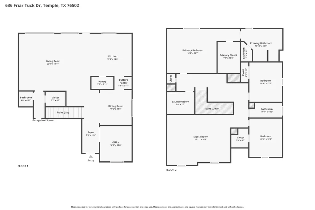 636 Friar Tuck Drive Temple TX 76502