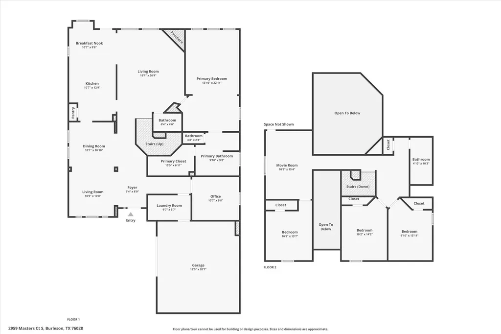 2959 Masters Court S Burleson TX 76028