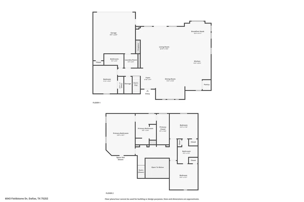 6043 Fieldstone Drive Dallas TX 75252