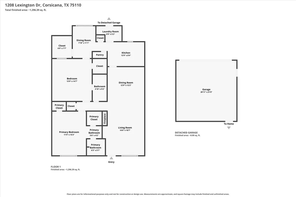 1208 Lexington Drive Corsicana TX 75110