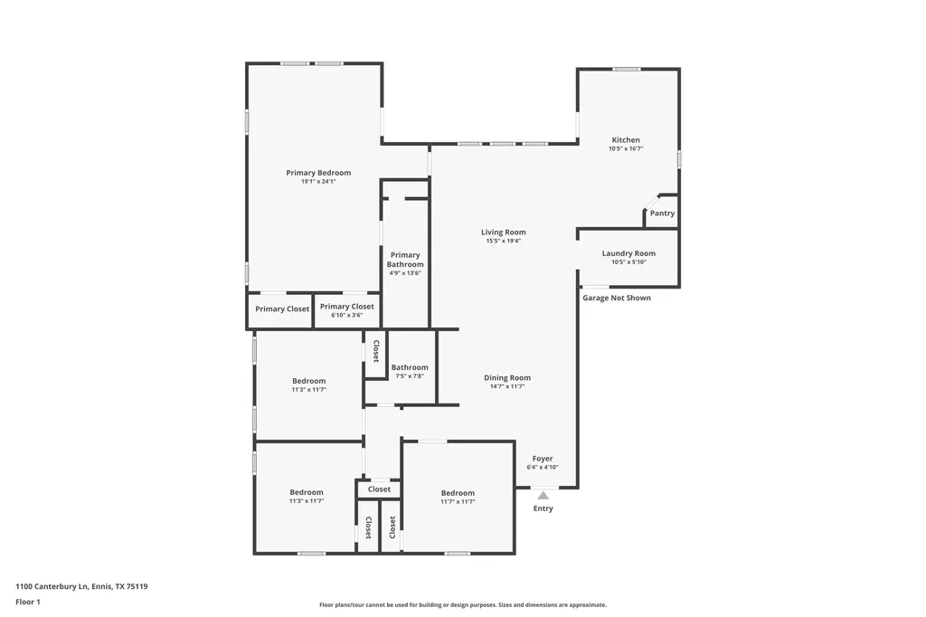 1100 Canterbury Lane Ennis TX 75119