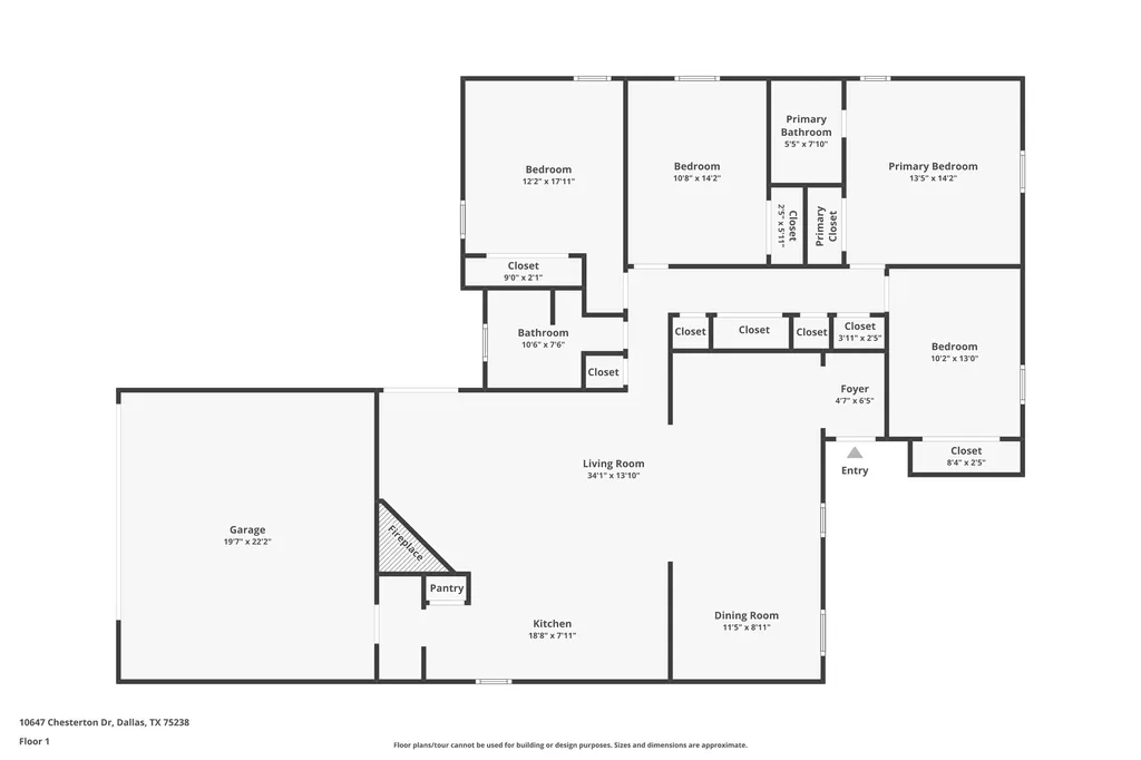 10647 Chesterton Drive Dallas TX 75238