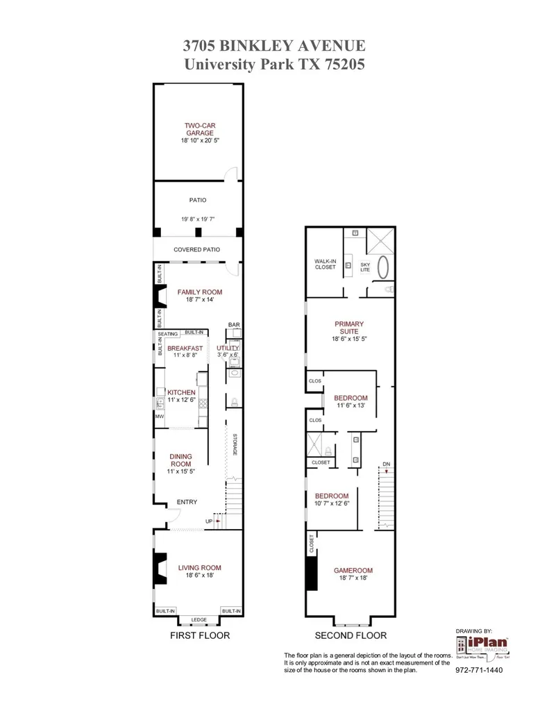 3705 Binkley Avenue University Park TX 75205