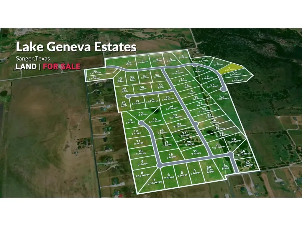 Lot 9 Lake Superior Drive Sanger TX 76266