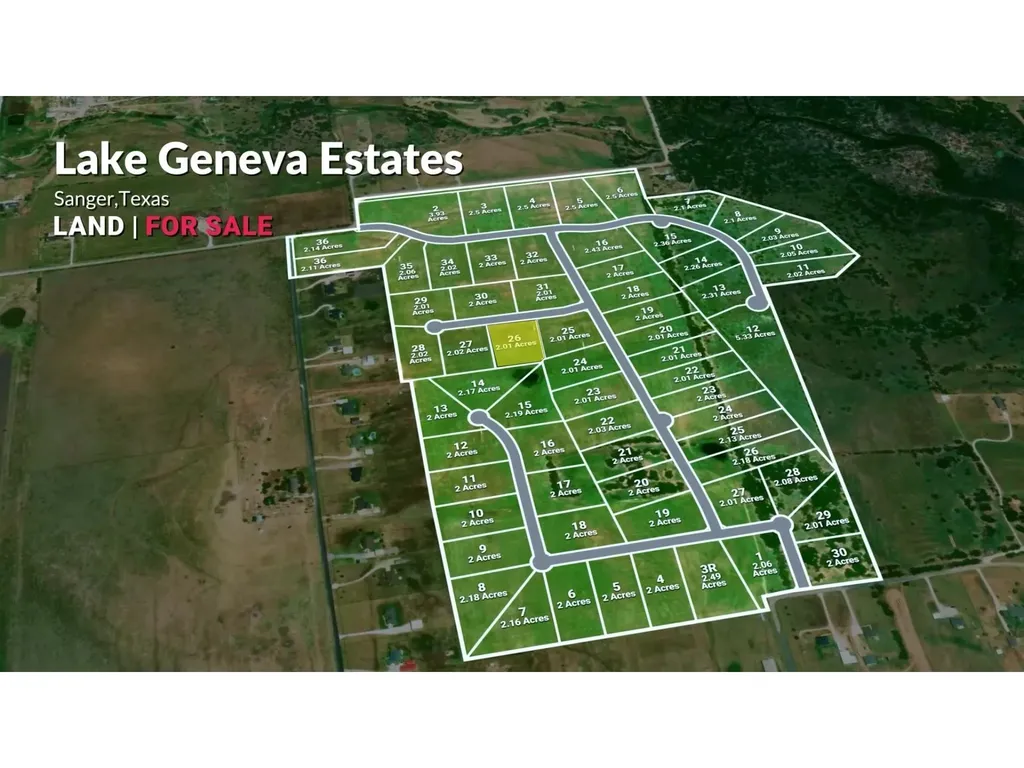 Lot 26 Lake Erie Court Sanger TX 76266