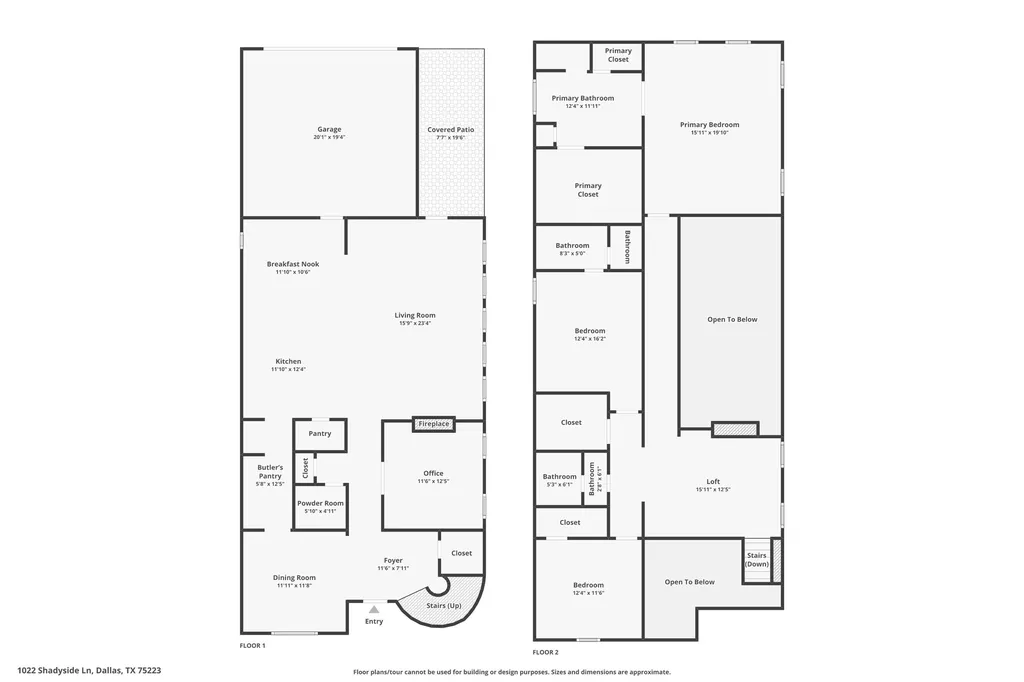1022 Shadyside Lane Dallas TX 75223