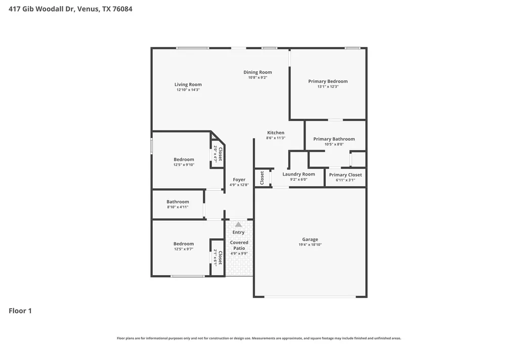 417 Gib Woodall Drive Venus TX 76084