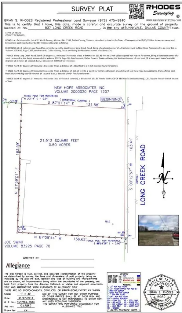 537 Long Creek Road Sunnyvale TX 75182