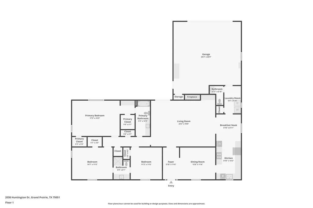 2030 Huntington Drive Grand Prairie TX 75051