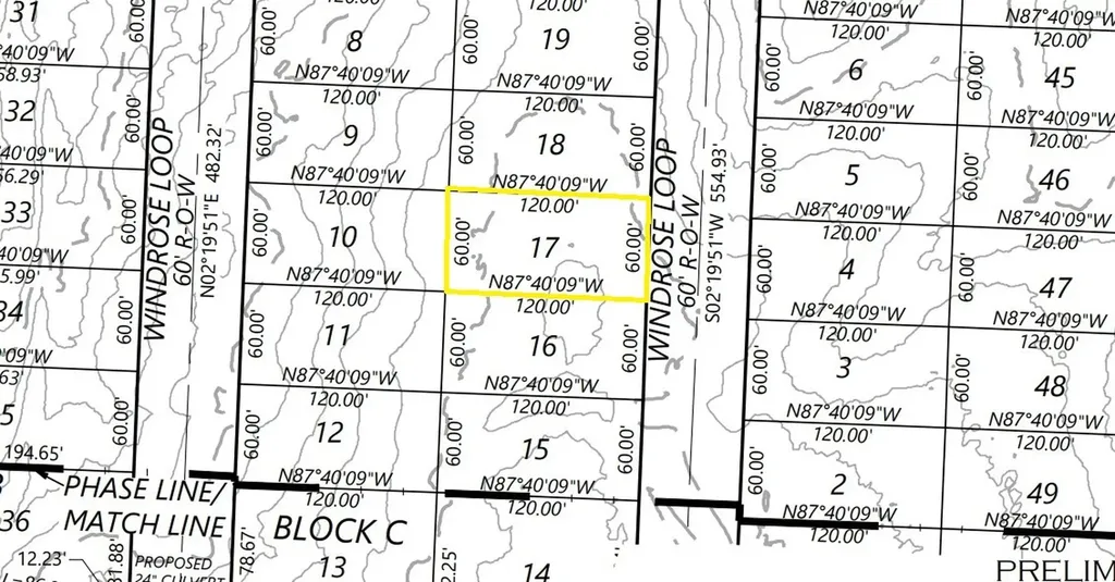 Lot 17c Windrose Loop Gordonville TX 76245