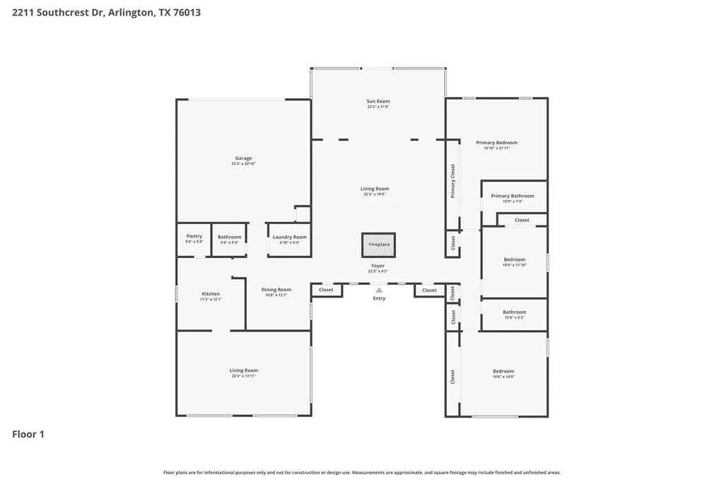 2211 Southcrest Drive Arlington TX 76013