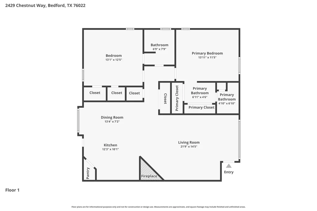 2429 Chestnut Way Bedford TX 76022