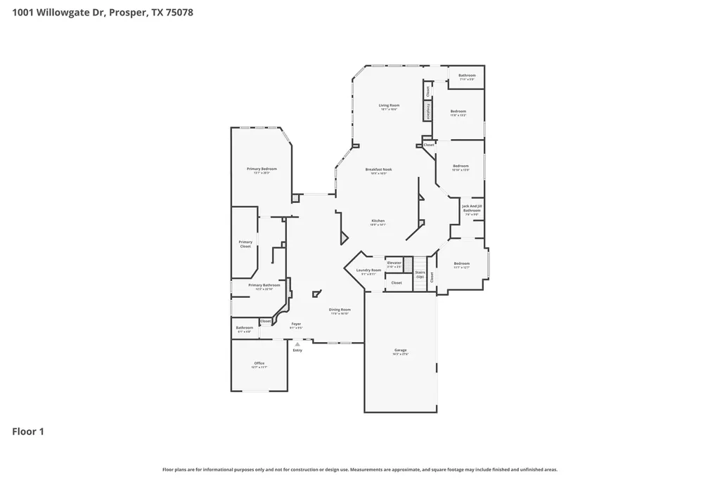 1001 Willowgate Drive Prosper TX 75078