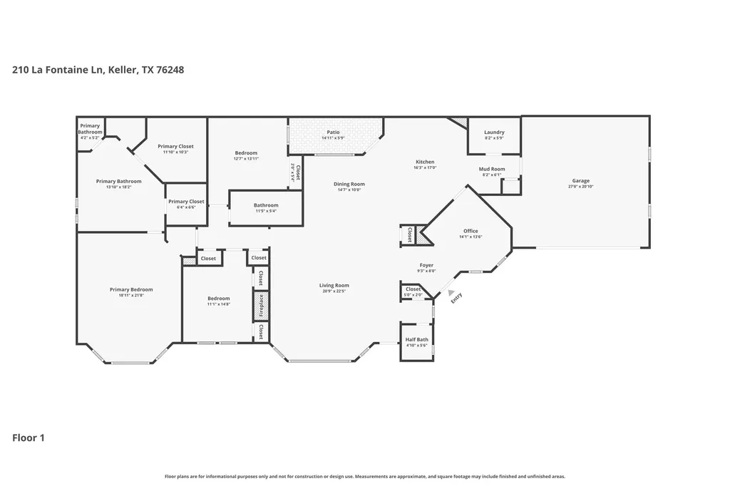 210 La Fontaine Lane Keller TX 76248