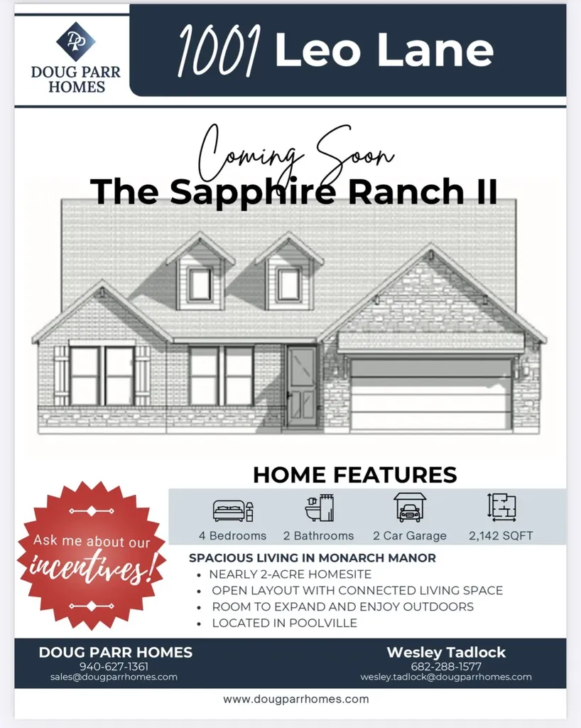 1001 Leo Lane Poolville TX 76487