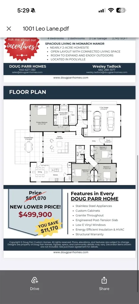 1001 Leo Lane Poolville TX 76487