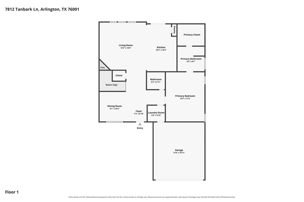 7812 Tanbark Lane Arlington TX 76001