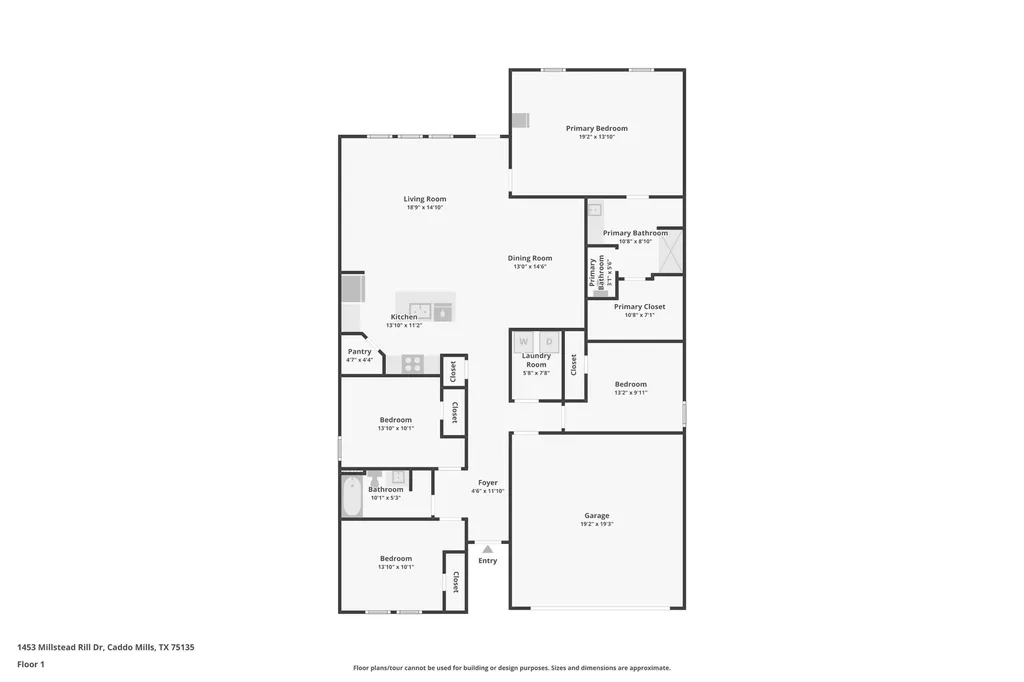 1453 Millstead Rill Drive Caddo Mills TX 75135