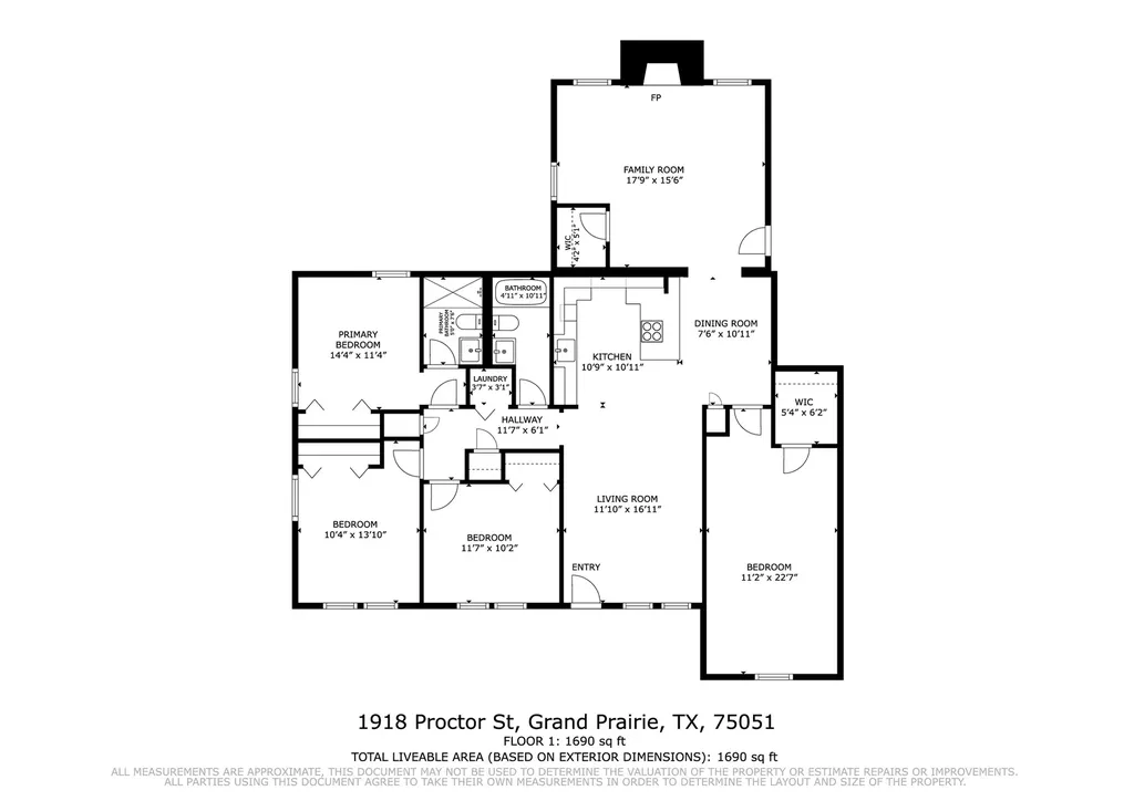 1918 Proctor Drive Grand Prairie TX 75051