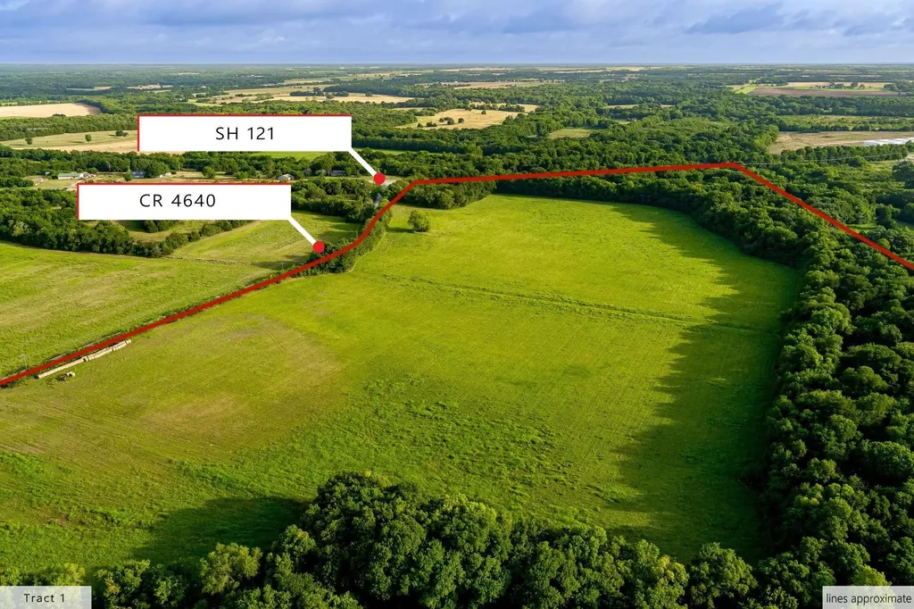 Tbd 88.155 Acres Tract 1 Fm 121 Trenton TX 75490