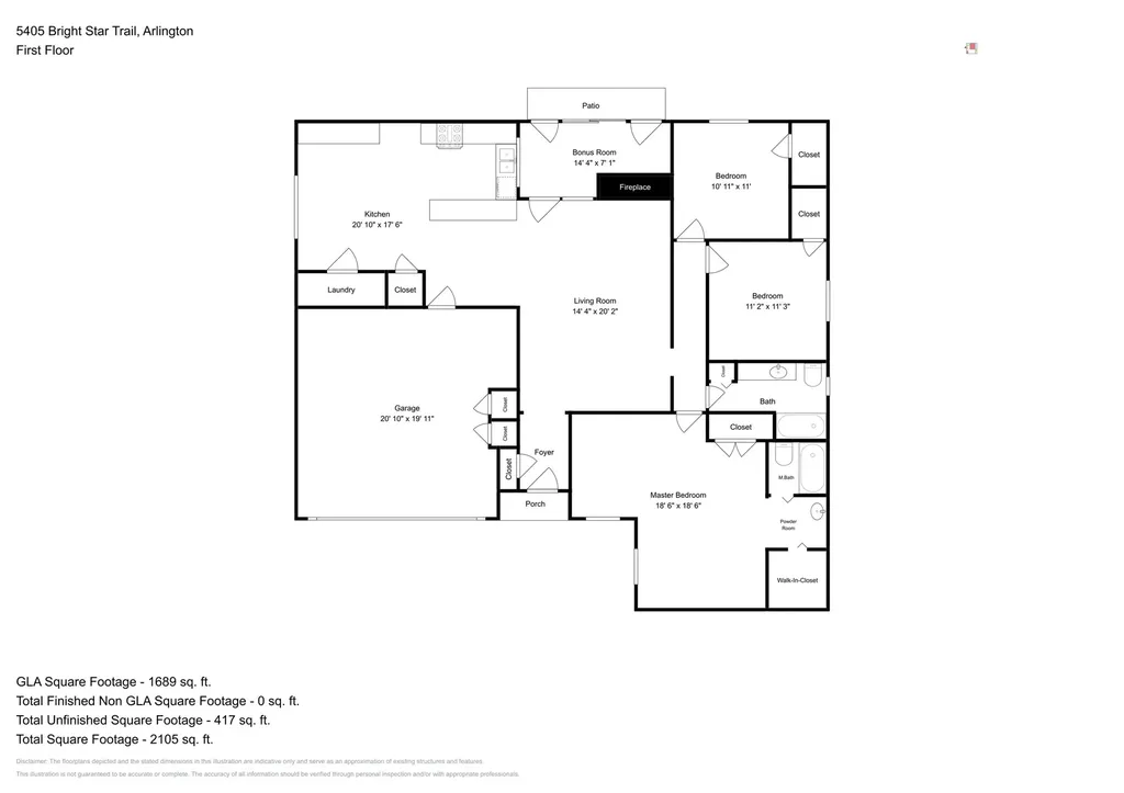 5405 Bright Star Trail Arlington TX 76017