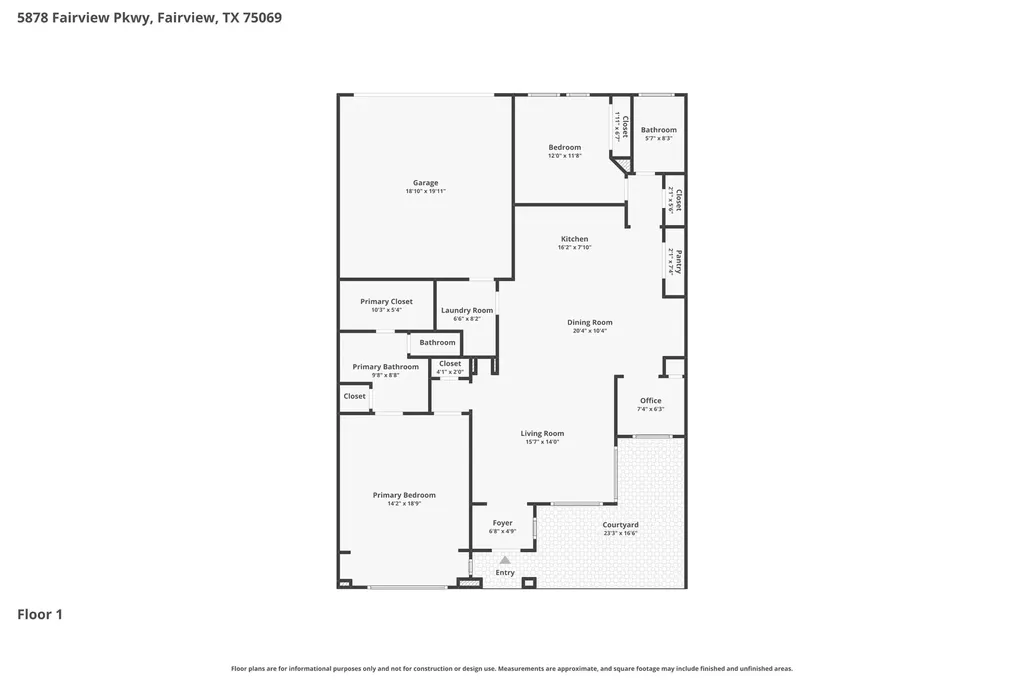 5878 Fairview Parkway Fairview TX 75069