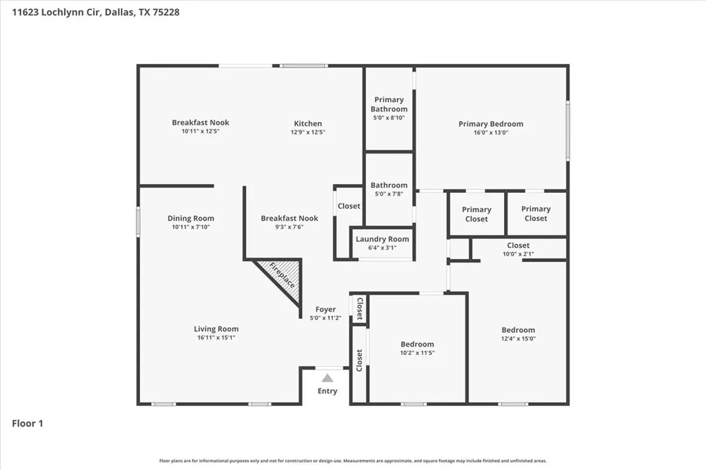 11623 Lochlynn Circle Dallas TX 75228