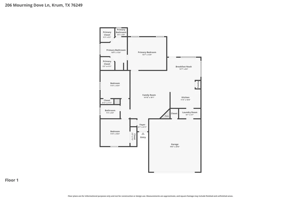206 Mourning Dove Lane Krum TX 76249