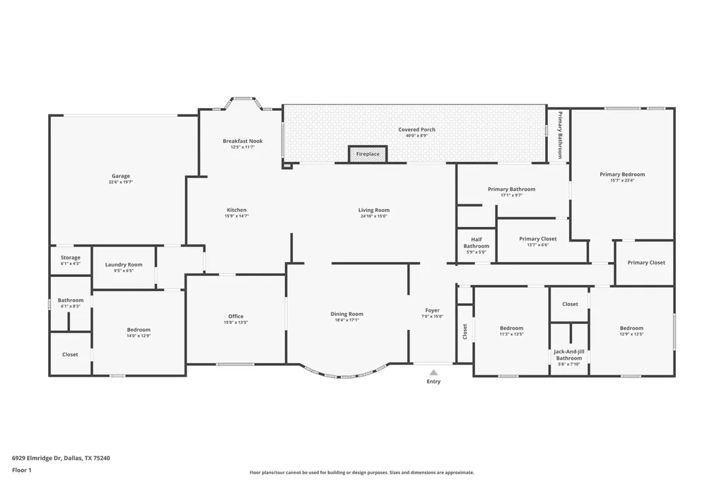 6929 Elmridge Drive Dallas TX 75240