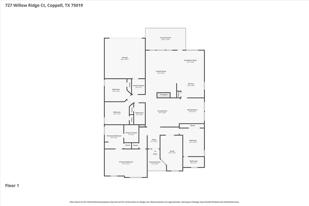 727 Willow Ridge Court Coppell TX 75019