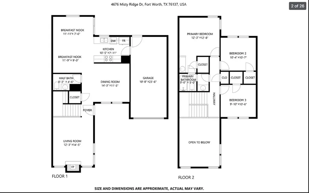 4676 Misty Ridge Drive Fort Worth TX 76137