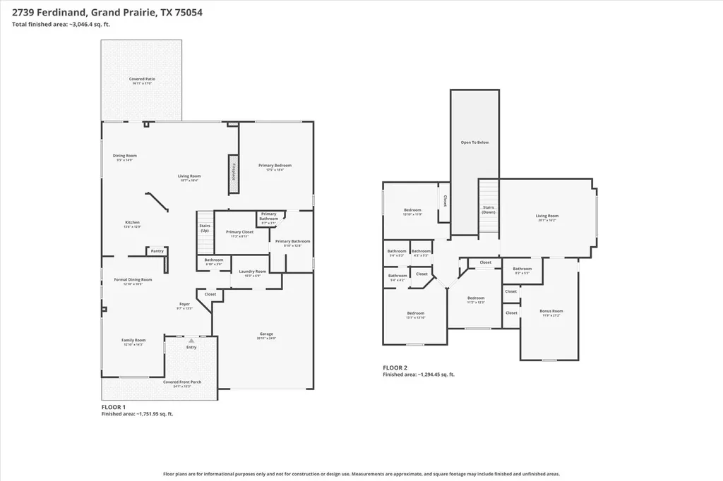 2739 Ferdinand Grand Prairie TX 75054