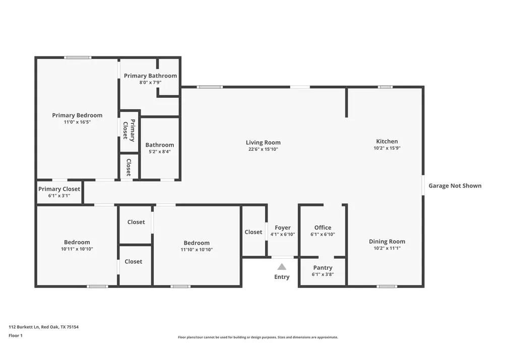 112 Burkett Lane Pecan Hill TX 75154
