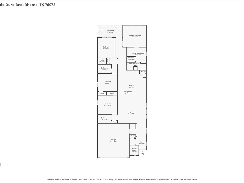 166 Palo Duro Bend Rhome TX 76078