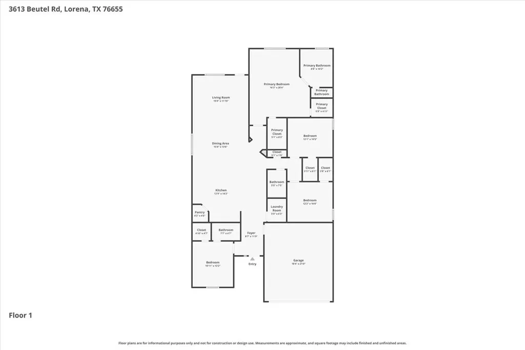 3613 Beutel Road Waco TX 76655