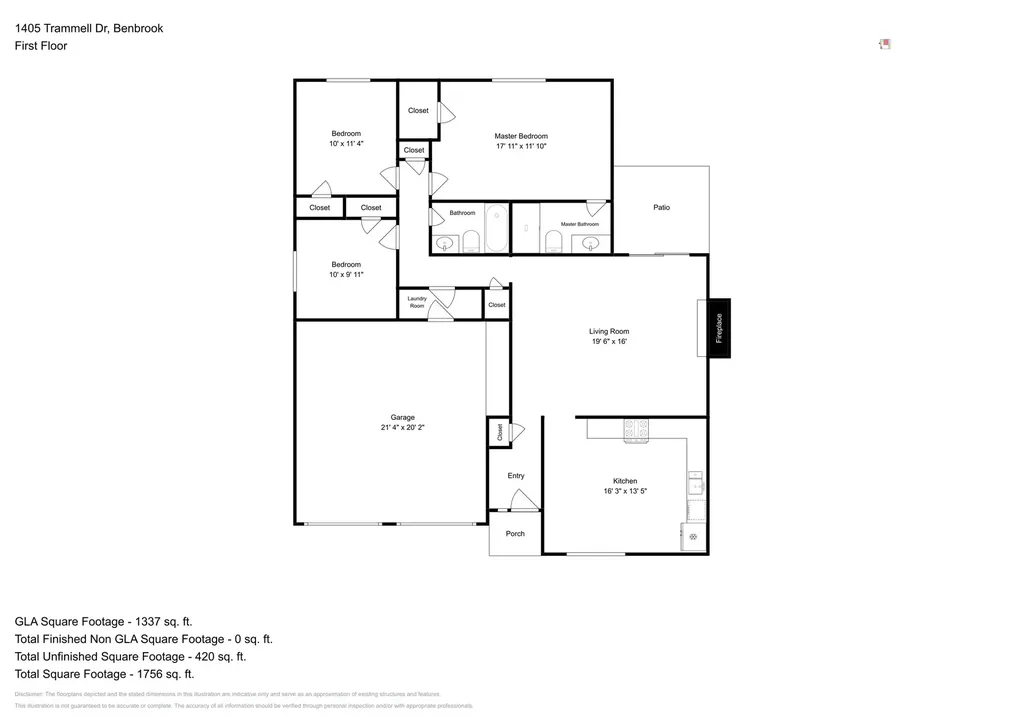1405 Trammell Drive Benbrook TX 76126