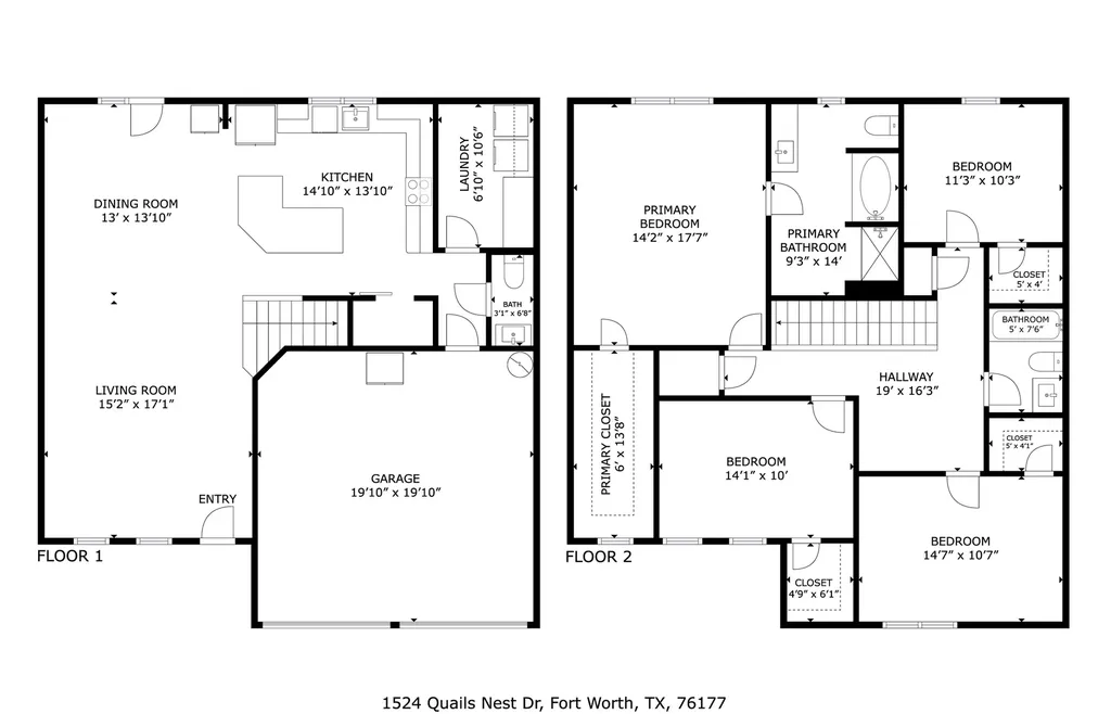 1524 Quails Nest Drive Fort Worth TX 76177