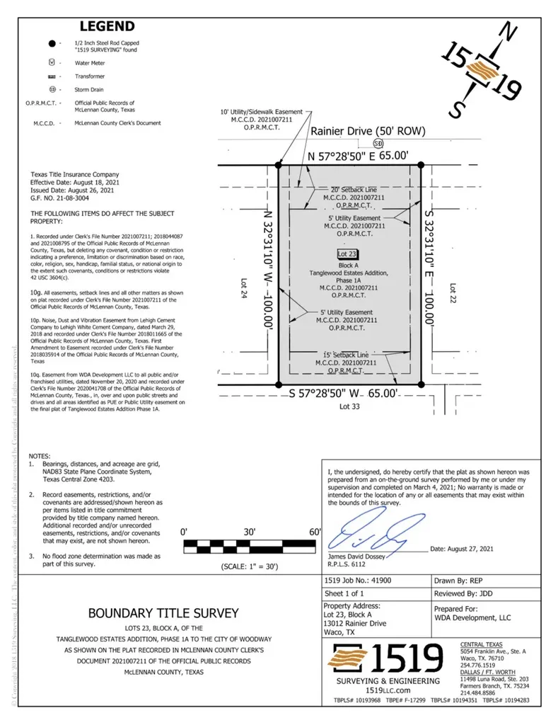 13012 Rainier Drive Woodway TX 76712