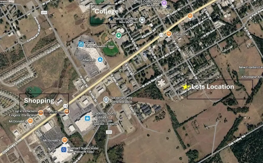 Lots 6-8 Hillsdale Avenue Corsicana TX 75110