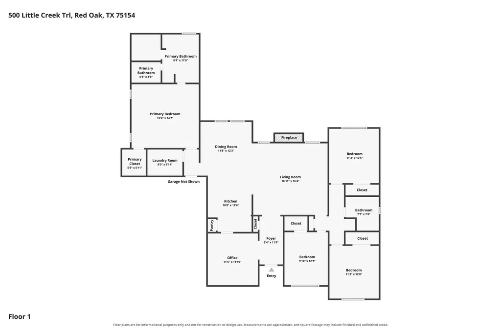 500 Little Creek Trail Oak Leaf TX 75154